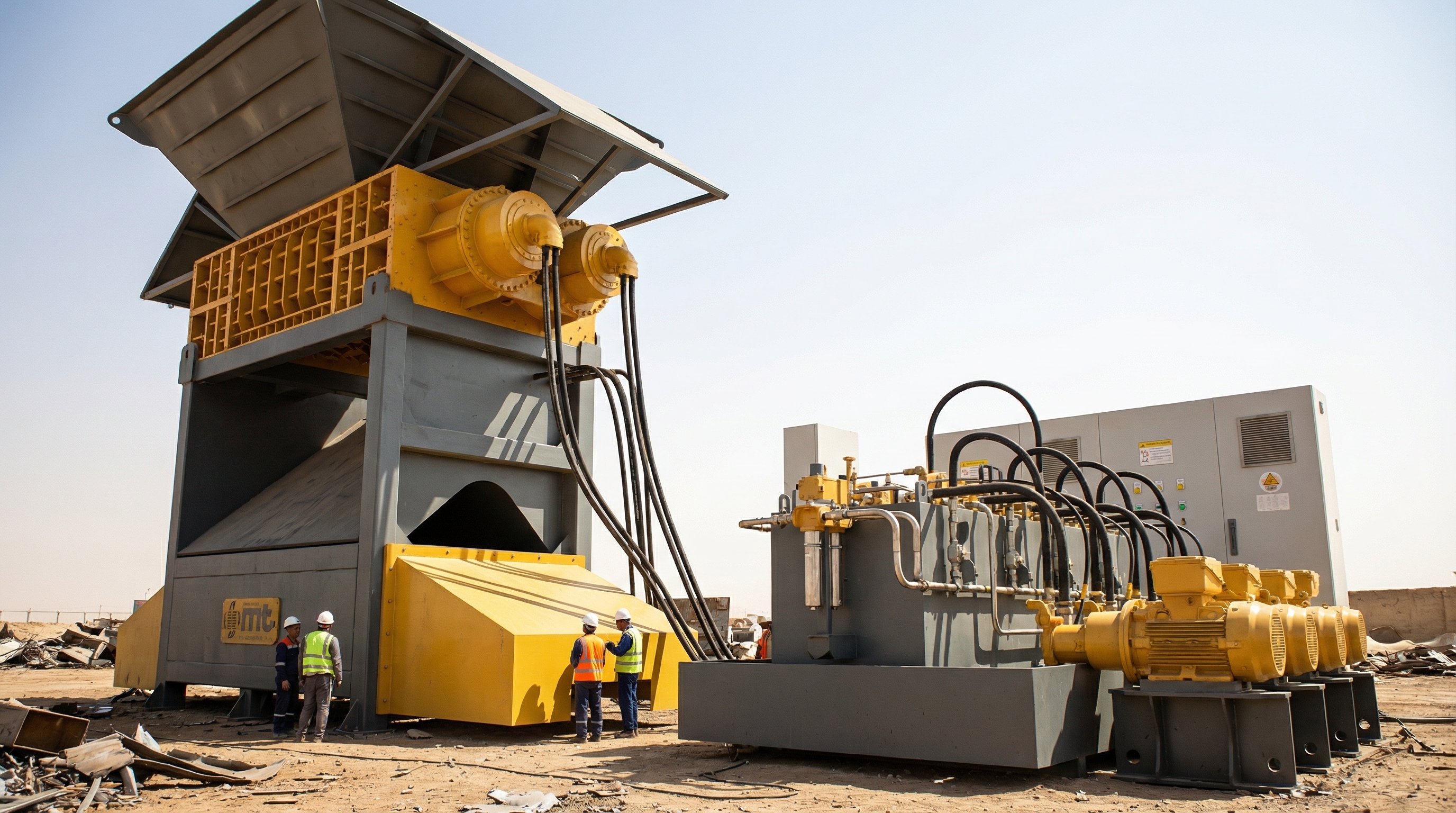 CS-180 Çift Şaftlı Parçalama Makinesi