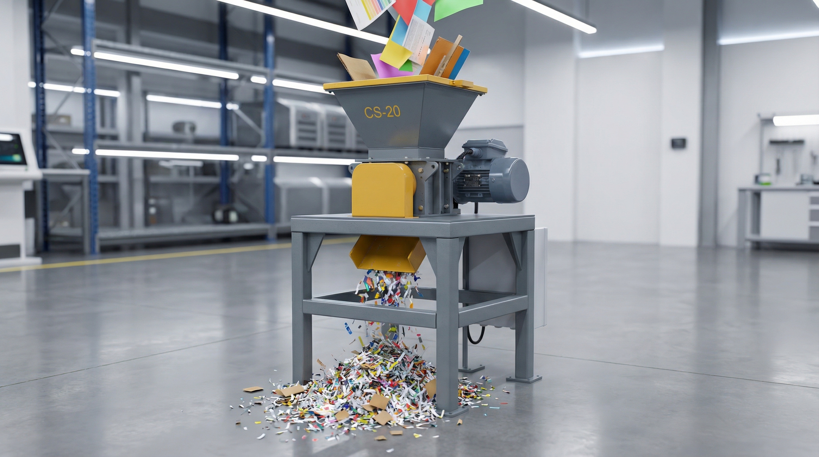 CS-20 Çift Şaftlı Parçalama Makinesi