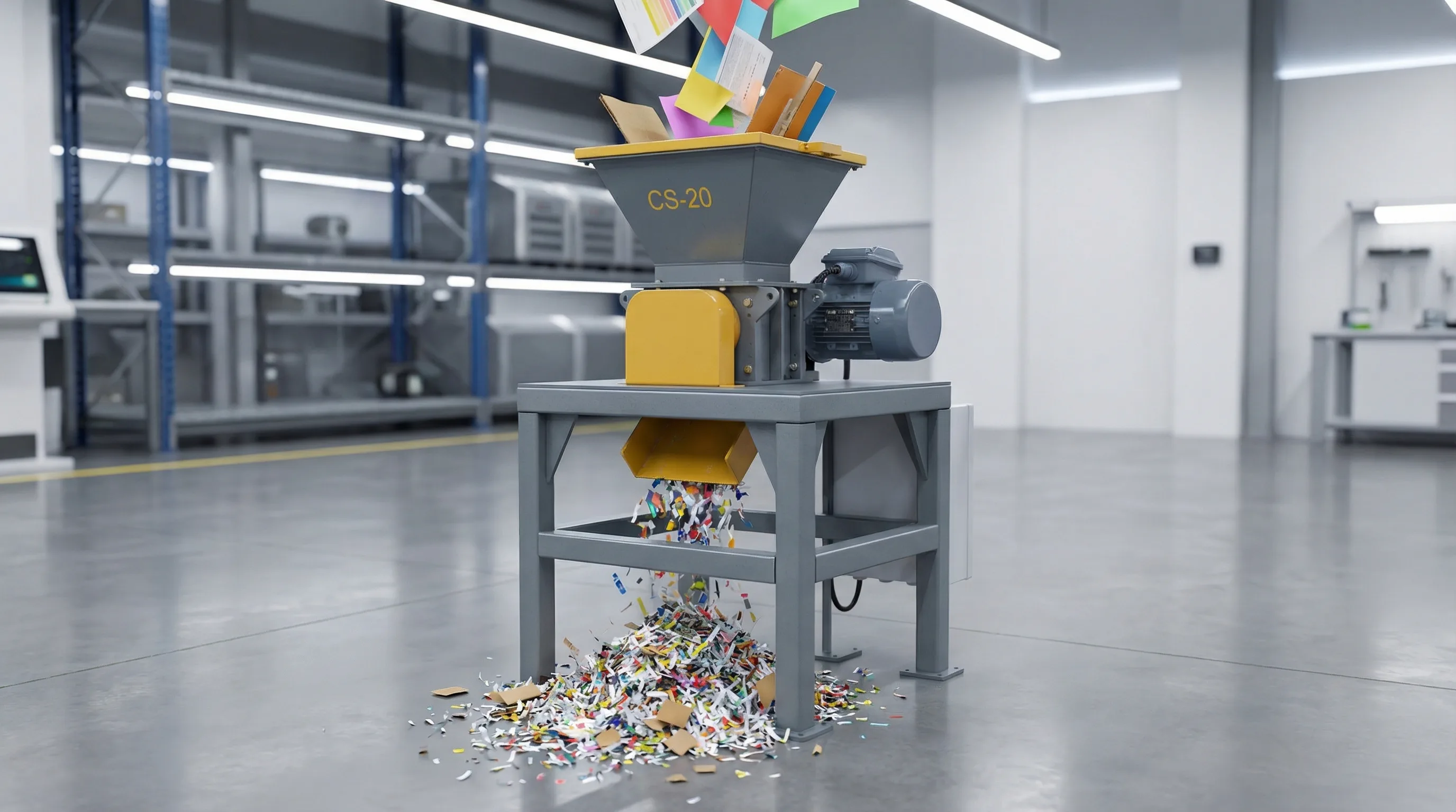 CS-20 Çift Şaftlı Parçalama Makinesi