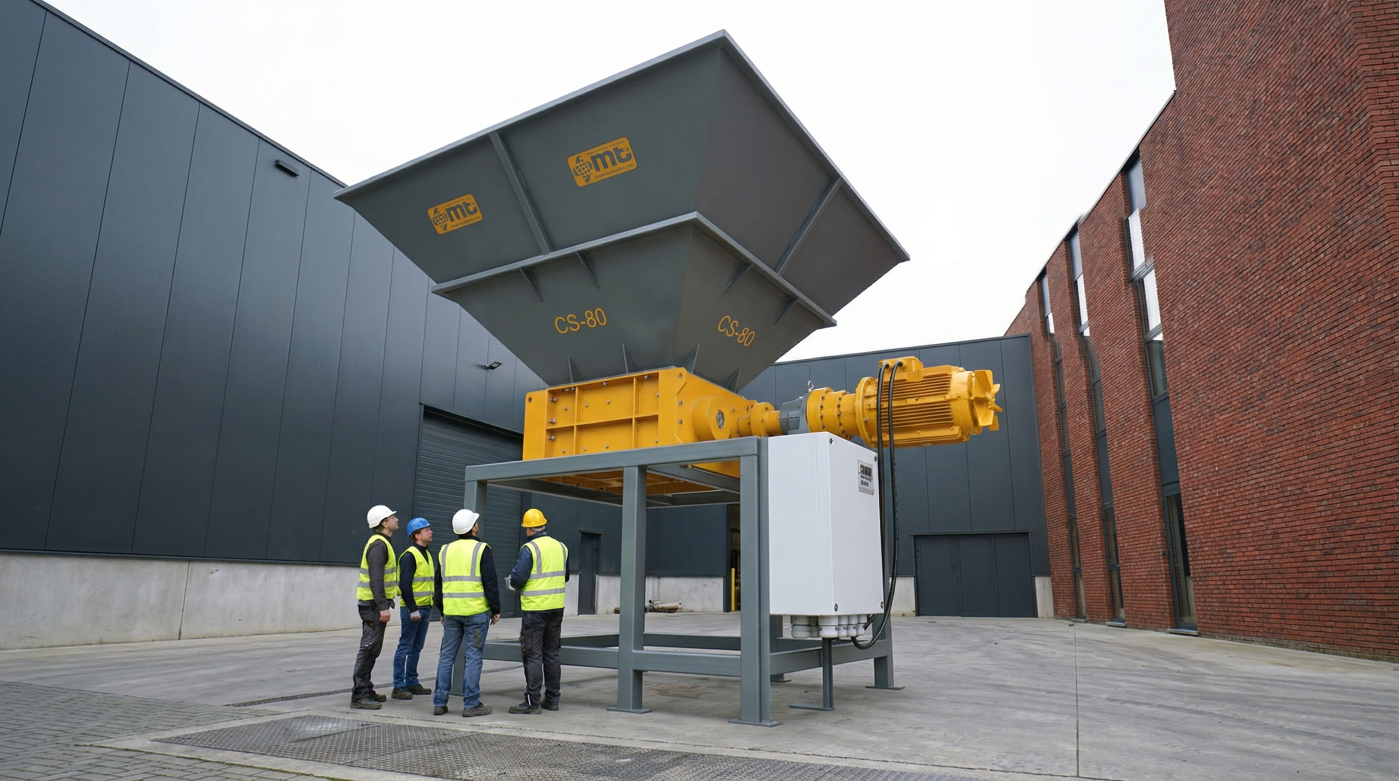 CS-80 Çift Şaftlı Parçalama Makinesi