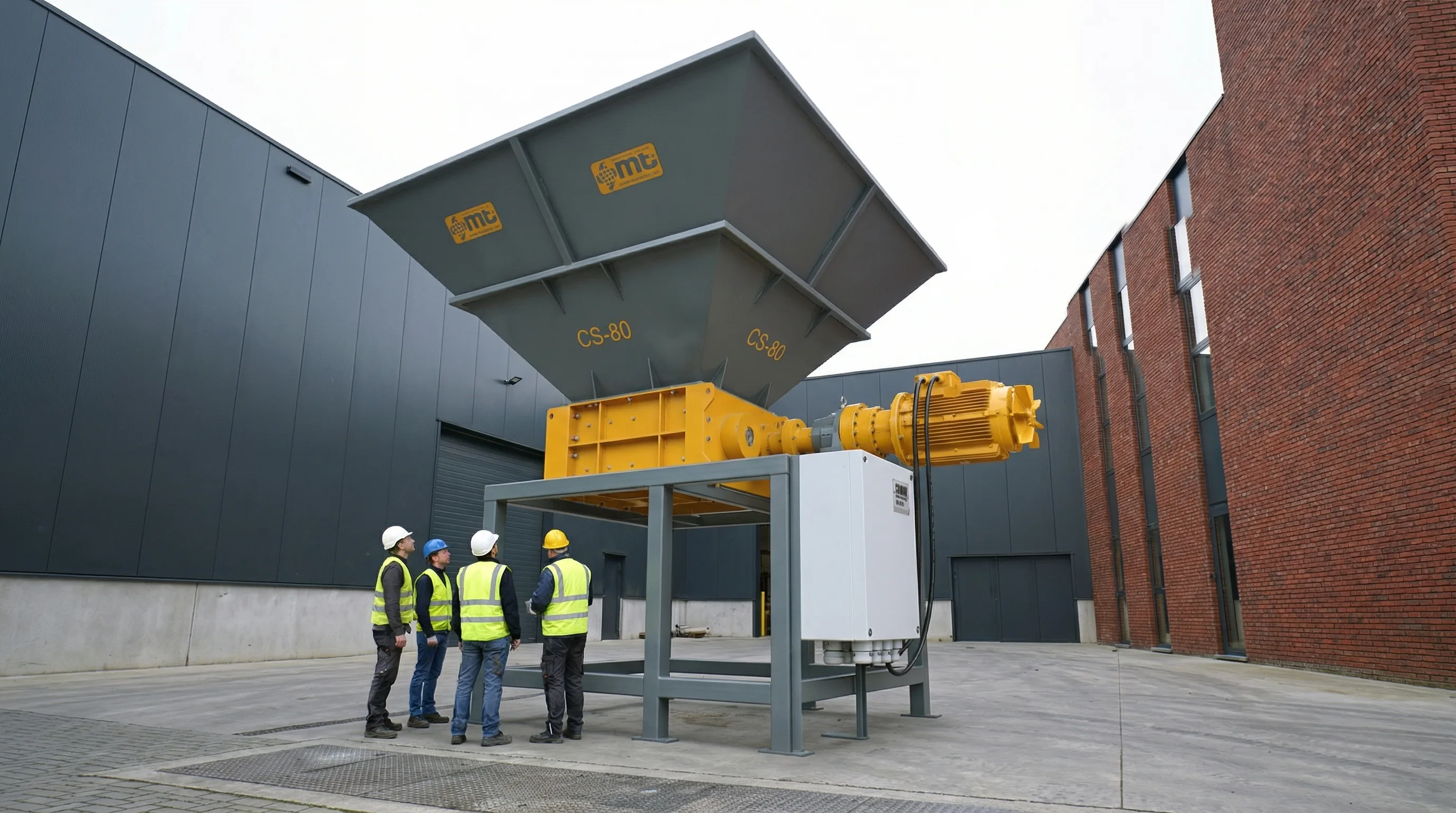 CS-80 Çift Şaftlı Parçalama Makinesi