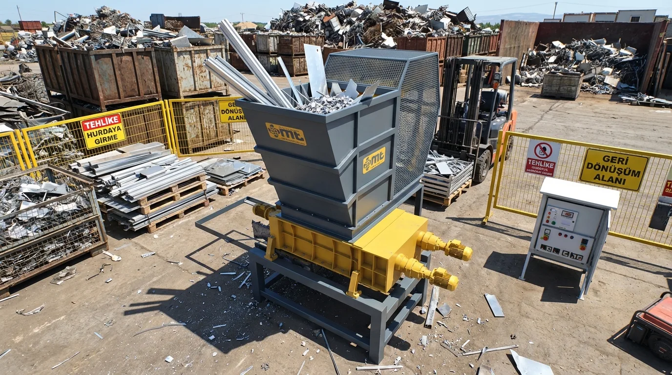 DS-150 آلة تمزيق رباعية العمود