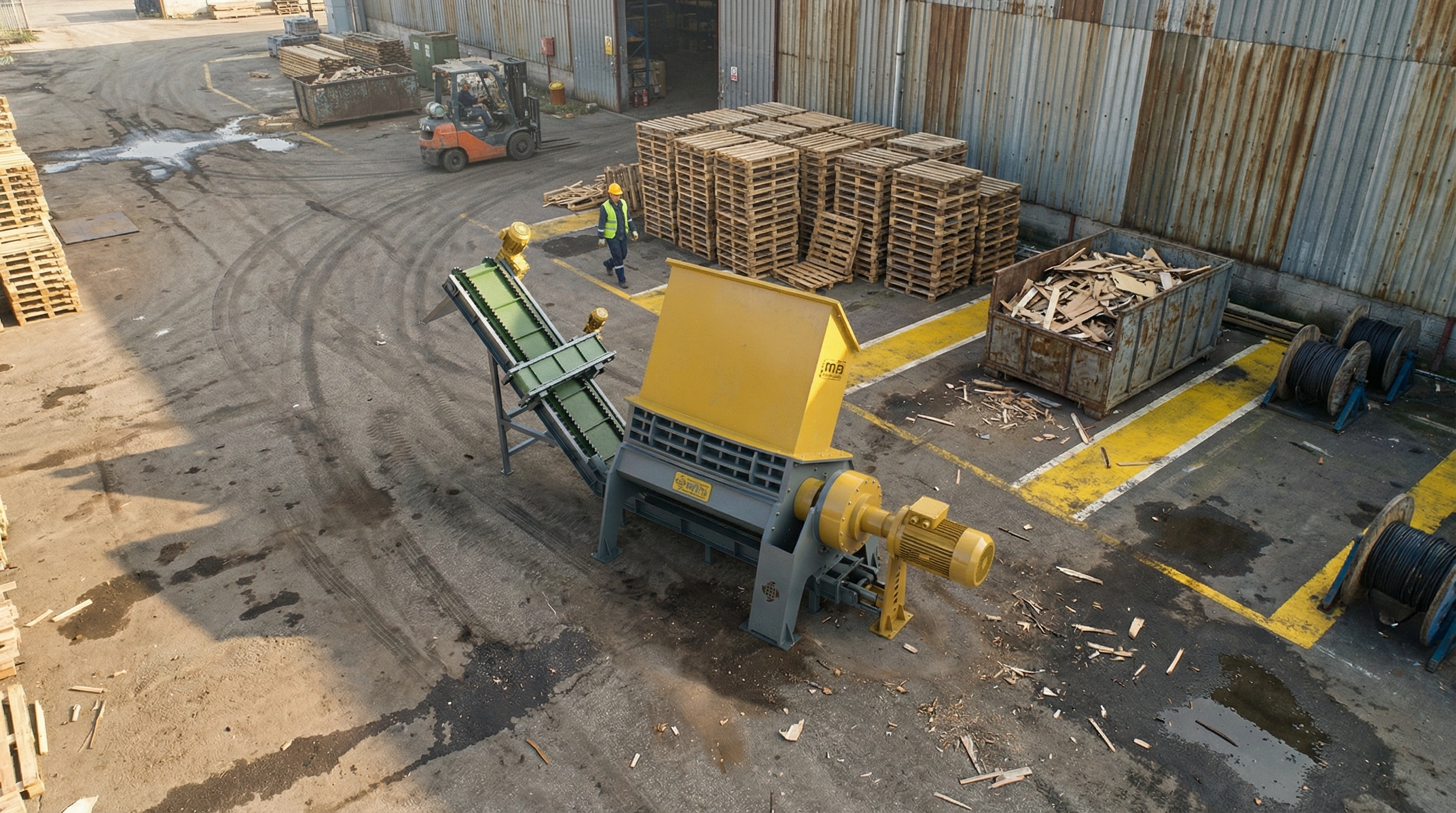 TSV-200 Pallet Shredder