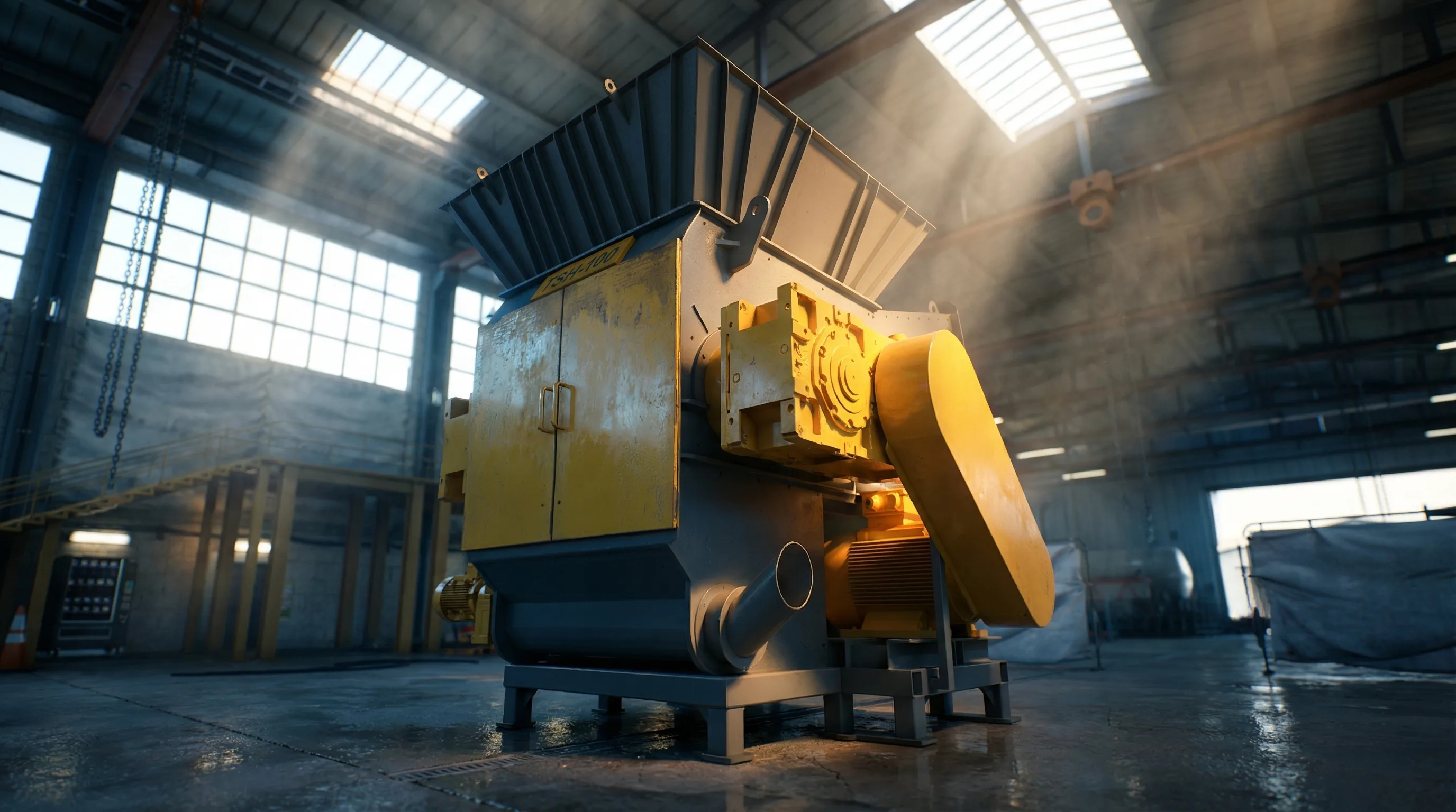 TSH-100 Single Shaft Shredder